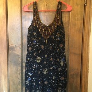Beaded vintage dress size 6